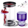 SGZQKZ Set di Accessori per il Coperchio Inferiore del Contenitore per Dyson V11 V15 SV14 SV15 SV22, Inclusi Filtro HEPA e Contenitore Trasparente di Alta Qualità per Ricambi per Dyson V10 Absolute