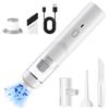 BYZESTY Aspirapolvere a mano, aspirapolvere per auto, mini aspirapolvere, batteria 9000 pa con ricarica rapida USB-C, senza fili, per ufficio, auto e casa, cucina, peli di animali domestici (bianco)