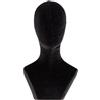 MagiDeal Modello a testa di manichino, supporto per lo styling di bellezza del manichino MANIKIN Maschera per la parrucca per copriletto per viaggi, negozio, Fondo Quadrato Nero