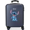 JOUMMA BAGS Happy Stitch Trolley Abs 55cm 4 Ruote Blu