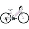 COPPI Bici Ragazza Bicicletta 24 Pollici MTB Bianco Rosa