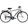 MASCIAGHI Bici Uomo Bicicletta 28 Pollici Uomo Trekking Argento