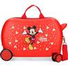JOUMMA BAGS Mickey Best Friends Trolley Cavalcabile Abs 4 Ruote 45 Cm Rosso - REGISTRATI! SCOPRI ALTRE PROMO