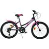 Dino Bikes Bicicletta 20 Pollici Bici Bambino Mtb Sport Nera