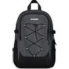 SEVEN Zaino Scuola Backpack Invict-act Plus Plain Grs Iron Gate