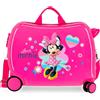 JOUMMA BAGS Minnie Love Rosa Trolley Da Viaggio Cavalcabile 4 Ruote - REGISTRATI! SCOPRI ALTRE PROMO