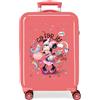 JOUMMA BAGS MINNIE LOVING LIFE TROLLEY DA CABINA ABS 4 RUOTE
