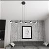 Lampadario a sospensione MEGARA 6 Nero 6xGX53