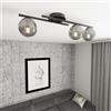 Lampada da soffitto in acciaio KAIRO 3 da interno 3xE14