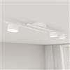 Lampada da soffitto in acciaio FRAGMENT 3 da interno 3xGX53