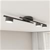 Lampada da soffitto in acciaio FRAGMENT 3 da interno 3xGX53