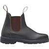 BLUNDSTONE #500 STOUT BROWN LEATHER & ELASTIC Scarpa Tempo Libero Uomo