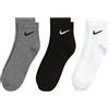 NIKE U NK EVERYDAY LTWT ANKLE 3PR Calzini Sportivi