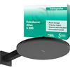 hansgrohe Raindance Alive S - Soffione doccia, Doccia a pioggia (300 mm) con 2 getti (incl. PowderRain) per montaggio a parete, con funzione anticalcare, nero opaco, 24540670