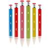 Orton 6 matite jumbo in legno per puntello, matita grande divertente enorme matita gigante da 44 pollici matita e materiale scolastico