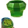 Anyingkai Collari per Lumache,per Giardino,Anello Protezione Lumache,Collari Barriera Antilumache,recinto in plastica per Piante da Insalata e cavoli, Protegge Le Piante dal (verde-12)