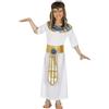 FIESTAS GUIRCA Costume Bianco Nefertiti Regina egiziana Bambina Taglia 10-12 Anni