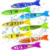 YUEXNKO Giocattoli da Immersione, 8pcs Immersioni Torpedo Giocattoli, Giocattoli da Piscina, Giochi Piscina Bambini, Giocattolo Acquatico, Anelli da Immersione, Immersioni Giocattolo (Colore A)