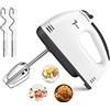 IDOR STORE Sbattitore Impastatore Frullatore Elettrico Mixer Con Doppia Frusta a 7 Velocità Per Montare e mescolare impasto biscotti panna