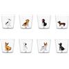 Ichendorf Milano - Set 8 Bicchieri Tumbler Acqua - DOGS - Designed by Alessandra Baldereschi