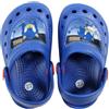 eplusm Sonic The Hedgehog - Sandali da ragazzo open toe Easy Fasten Sliders, da spiaggia, multicolore, misura 25-33, Blu scuro, 26 EU
