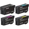 Epson Cartucce d'inchiostro originali T40 T40D1 nero XL 80 ml + T40C2, T40C3, T40C4 XD2 ciano, magenta, giallo standard da 26 ml per SureColor SCT2100 SCT3100 SCT5100