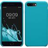 kwmobile Cover per Apple iPhone 7 Plus/iPhone 8 Plus Custodia - Back Case per Smartphone in Silicone TPU - Protezione Gommata - ghiaccio freddo