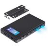 MeLE Quieter DL N100 Mini PC Fanless, 3,4 GHz, Piccolo Computer Portatile, LPDDR4X, Win11, HDMI 4K, Wi-Fi 5, BT 5.1, 2 porte USB 3.2, 1 porta USB 2.0, 1 porta Type-C, Doppia LAN （8GB / 256GB）