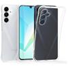 HTDELEC Cover per Samsung Galaxy A16 5G / 4G (6.7) + 2 Pezzi Pellicola Vetro Temperato,Custodia Trasparente TPU Silicone Case Antiurto Bumper Cover per Samsung Galaxy A16 5G / 4G (Clear-02)