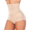 YARRCO Guaina Contenitiva Donna Pancia Piatta Vita Alta Pancera Contenitiva Intimo Contenitivo Modellante Mutande Contenitive Senza Cuciture Post Parto Slip Dimagrante Shapewear Seamless (Beige,M)