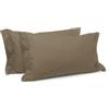 Caleffi Altri - Federa Percalle Tinta Unita Standard Moka