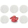 AMSNINK Set di 5 cappucci per lucidatrice auto Einhell Ce-Cb 18/254 Li, Cc-Po 90, per lucidatrici da 220 mm a 250 mm, cura della vernice dell'auto, lucidatura dei metalli e della finitura del legno