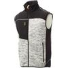 Generico Taglie Forti Uomo Over Size Gilet Sportivo Termico, Zip Integrale, Tasche Multiple Softshell e Maglia Fino 7XL (IT, Testo, L, Regular, Regular, Grigio Chiaro)