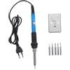 Homoyoyo 1 Set Set saldatore mini kit di saldatura kit saldatore per elettronica Ferro di saldatura elettrica corredo di saldatura penna saldante punte per saldatore Lega di alluminio Blu