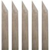 Adsfvs Attrezzi per Stuccatura Professionale - Kit 5 Spatole da Stucco con Impugnatura Ergonomica,Applicatore Portatile in Legno per Sigillante Parete Casa Finestra Porta