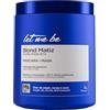 Let Me Be - BTX Capilar Blond Matiz Ultra Maschera, Ricostruttiva, Riduce il volume, Per capelli grigi e biondi decolorati, Elimina l'ingiallimento (1Kg)
