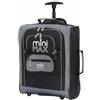 Aerolite MiniMAX Wizz Air 40 x 30 x 20 L Dimensioni massime bagaglio a mano bagaglio a mano sotto il sedile trolley zaino bagaglio a mano a 2 ruote, Nero , Bagagli per bambini