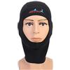 Tbest Cappuccio da Nuoto,Puccio Muta da Sub,Unisex Puccio di Immersione 3Mm Puccio Neoprene Imsostituzione Permeabile Puccio da Sub Nero.(M M1)