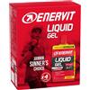 Enervit Sport Liquid Gel Citrus Energizzante sportivi con caffeina 4 pezzi x 60 ml