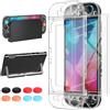 WAXITY Protective Cover Case with Screen Protector for Switch 2