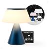 Lexon LUMA L - Lampada da comodino a LED, grande luce da tavolo senza fili, con dimmer di intensità e sincronizzazione multi lampade, 9 colori di luce ricaricabile - blu scuro