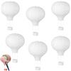 Srcasy 6 Lanterne Decorative In Carta a Forma Di Mongolfiera, Mongolfiera Decorative Paralumi, Mongolfiera Da Appendere, Lanterne Volanti, Per Compleanno Matrimonio Baby Shower DIY Decorazione