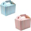 Lotus 20 confezioni di scatole per feste per bambini con design a righe - Ideali per picnic, compleanni, matrimoni, baby shower, dolcetto o scherzetto di Halloween - Scatole portaoggetti divertenti e