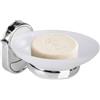 imposyu Porta Sapone in Acciaio Inox Portasapone Bagno Porta Saponetta da Muro Porta Saponetta Solida da Bagno Dia 10,5 cm per Bagno, Cucina