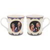 The Leonardo Collection Lesser & Pavey HRH William & Kate - Tazza da caffè in ceramica per casa o lavoro, design premium per tutte le occasioni, bella per tè, caffè e bevande calde, Royal Heritage