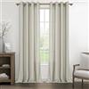 MRTREES Tende Lino Naturale Semioscuranti per Interni Camera da Letto Moderna Tende Soggiorno Bellissime Moderne Salotto Eleganti Casa 2 Pezzi 140x245cm Tenda con Anelli da Interno