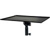 QUIK LOK | TOP003 Ripiano Multifunzione su Stativo per Tastiera; Universale; Regolabile; Portata 15 kg; Ideale per Laptop e Mixer; Acciaio Verniciato