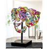 AlexandreHouse Sculpture, Elephant, Graffiti, Synthetic resin, multicolored, PU 1, L. 38 cm, W. 52 cm, H. 62 cm