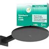 hansgrohe Raindance Alive S - Soffione doccia a risparmio idrico (EcoSmart), Doccia a pioggia (300 mm) con 2 getti (incl. PowderRain) per montaggio a parete, funzione anticalcare, nero opaco, 24541670