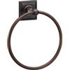 Designers Impressions Anello portasciugamani in bronzo lucidato ad olio serie Aurora
